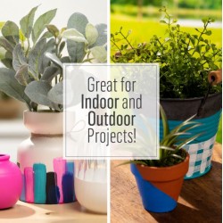 Pebeo Deco 6 x 20ml Glossy Paint Set Multi Surface Waterbased Craft Hobby 756491