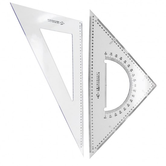 طقم مثلثات 45 درجة 35 سم 2 قطعة -2835