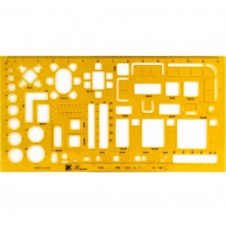 مسطرة هندسية اثاث 1 كبيرة 29*15.5/ 4370