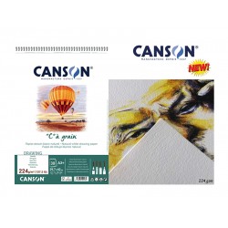 دفتر رسم كانسون 224 غم سلك Ca grain دفتر رسم كانسون 224 غم سلك Ca grain
