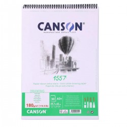 Canson 1557 Sketchbook, Wirebound, 180 gsm, 30 Sheets Canson 1557 Sketchbook, Wirebound, 180 gsm, 30 Sheets