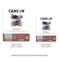 Canson Cool Tones Mi-Teintes Pastel Paper Pads 20 sheets 