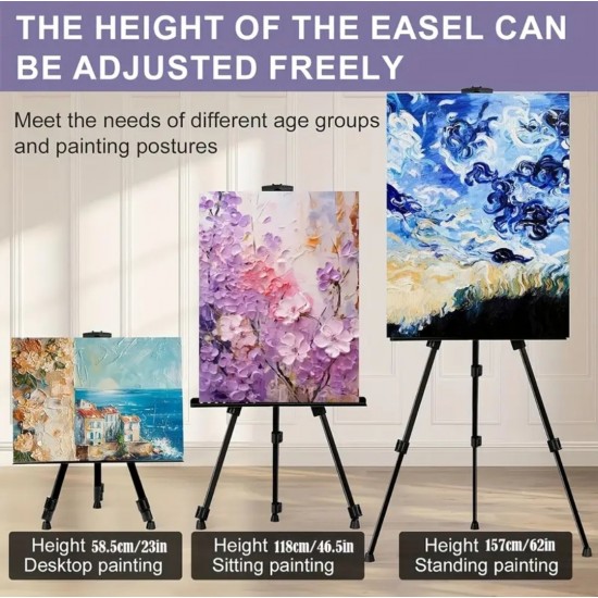 150cm Stand, Aluminum Tripod Telescopic Panel Stand