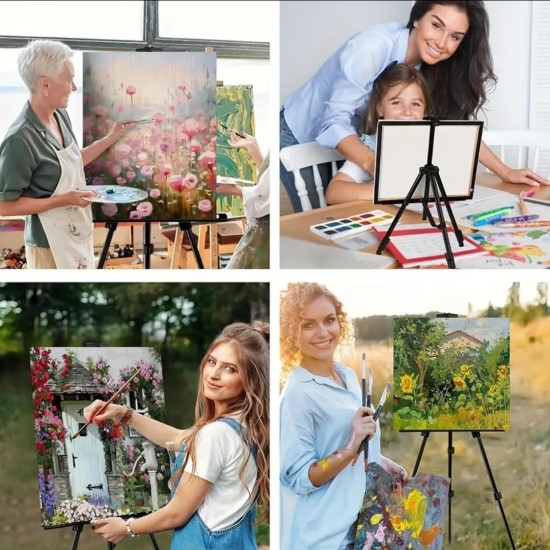 150cm Stand, Aluminum Tripod Telescopic Panel Stand