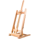 95cm Adjustable and Foldable Table Stand, Beech Wood Panel Holder Easel