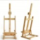 95cm Adjustable and Foldable Table Stand, Beech Wood Panel Holder Easel