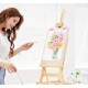 95cm Adjustable and Foldable Table Stand, Beech Wood Panel Holder Easel