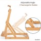 96cm adjustable and foldable table stand, beech wood panel holder Easel