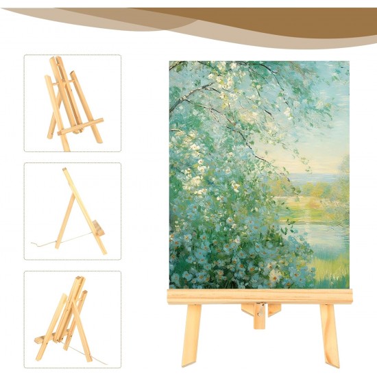 Table Easels 40 cm Wooden Table Easels  Foldable f