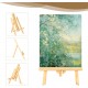 Table Easels 40 cm Wooden Table Easels  Foldable f