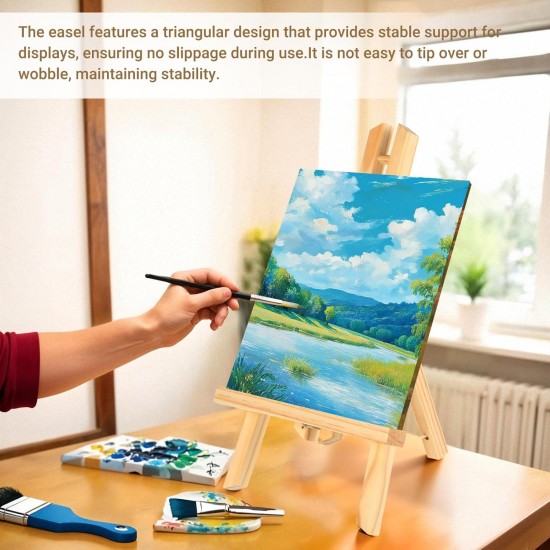 Table Easels 40 cm Wooden Table Easels  Foldable f