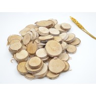 Natural wood set different circles 250 grm