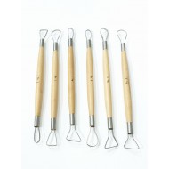 6-Piece Ceramic Shaping Tool Set / 8 Inch