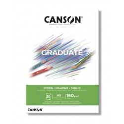 دفتر رسم جريدويت ديزاين مصمغ 160غم 30 ورقة CANSON دفتر رسم جريدويت ديزاين مصمغ 160غم 30 ورقة CANSON