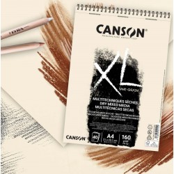 دفتر رسم  بيج ساند جرين مكس ميديا XL سلك 160غم 40و CANSON دفتر رسم  بيج ساند جرين مكس ميديا XL سلك 160غم 40و CANSON