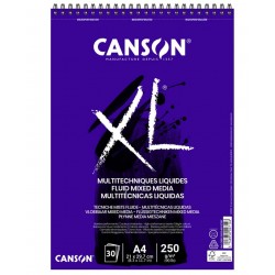 دفتر رسم  بنفسجي فلود مكس ميديا XL سلك 250غم 30و CANSON دفتر رسم  بنفسجي فلود مكس ميديا XL سلك 250غم 30و CANSON