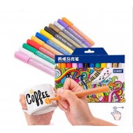 Acrylic Paint Pens Markers - Set of 12 Color STA 2mm round tips
