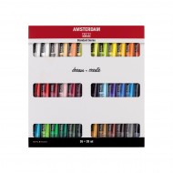 ACRYLIC 36 X 20 ML TUBES AMSTERDAM STANDARD SERIES PAINTS - OF ROYAL TALENS -