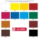 ROYAL TALENS Gouache Combiset 12 x 12 ml + paperblock A4, 2 brushes, mixing tray, pencil and kneadable eraser.