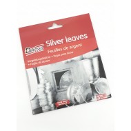 رقائق فضي مقاس 15*15 سم  25 قطعة