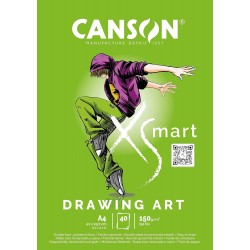 دفتر رسم A4 اكس سمارت درونج ارت مصمغ 150غم 40و CANSON  دفتر رسم A4 اكس سمارت درونج ارت مصمغ 150غم 40و CANSON
