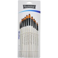 Artist Filbert Brush Set of 12 pcs