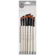 Keep Smiling Chisel Brush Set Of 6 Pcs