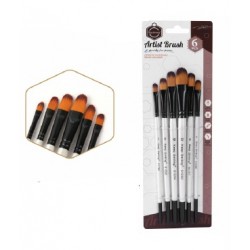 Keep Smiling OvalBrush Set Of 6 Pcs Keep Smiling OvalBrush Set Of 6 Pcs
