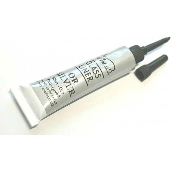 محدد زجاج فضي 21 ملي بكرت سمايل