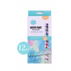 طقم الوان مائية 12 لون 12 ملي سمايل