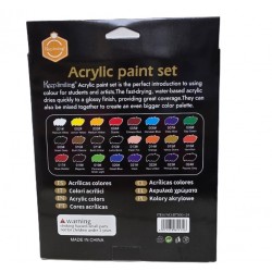 طقم الوان اكريليك 24 لون 12 ملي بريميام جودة عالية سمايل طقم الوان اكريليك 24 لون 12 ملي بريميام جودة عالية سمايل