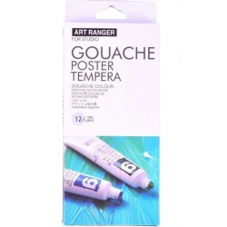 طقم الوان جواش 12 لون 12 ملي ارت رينجر