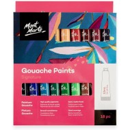 Gouache Paint Set 18 Color x 12 ml Mont Marte  