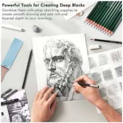  Set of 42 pcs Sketch Drawing Professional for Artist 